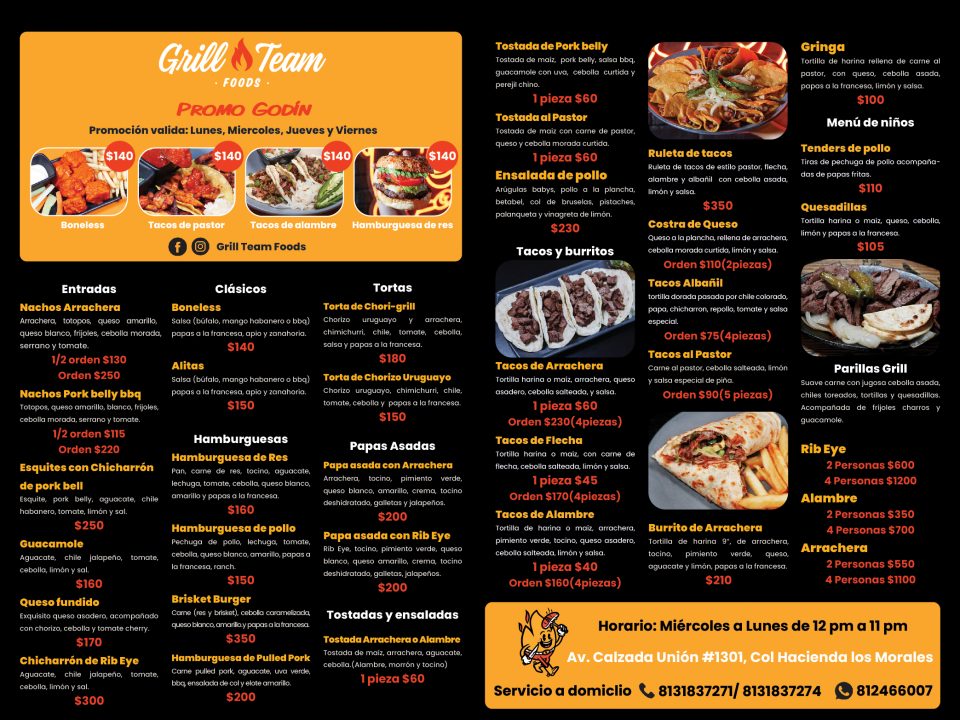 GRILL TEAM FOODS PublicidadMiGuia